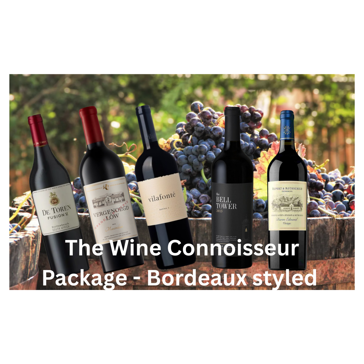 The Wine Connoisseur Package : Bordeaux styled - Tasting Event