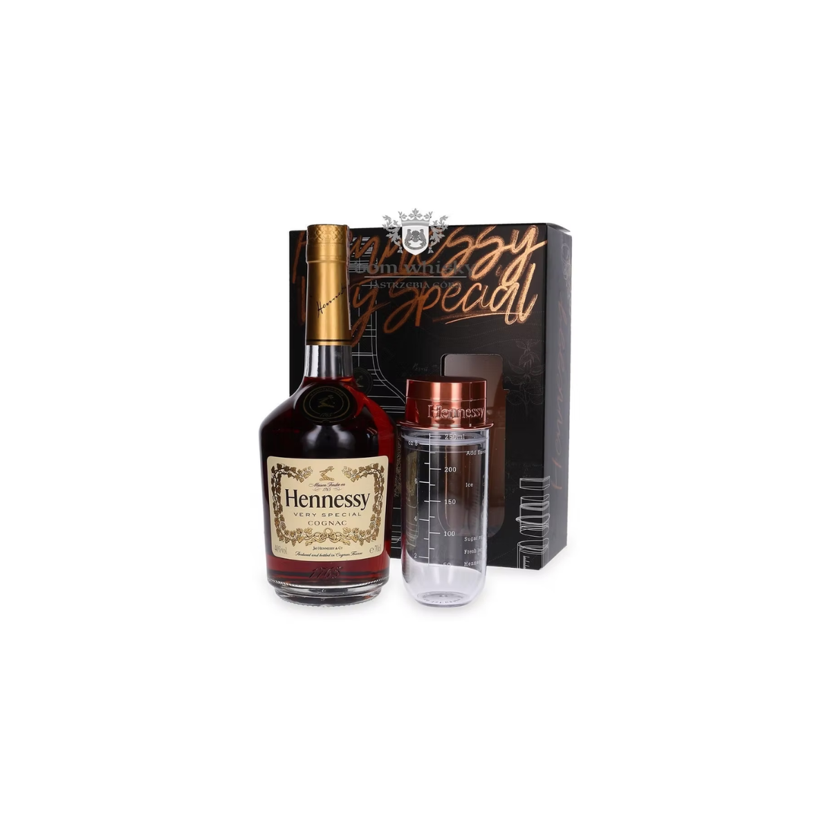 Hennessy Very Special Cognac with Shaker