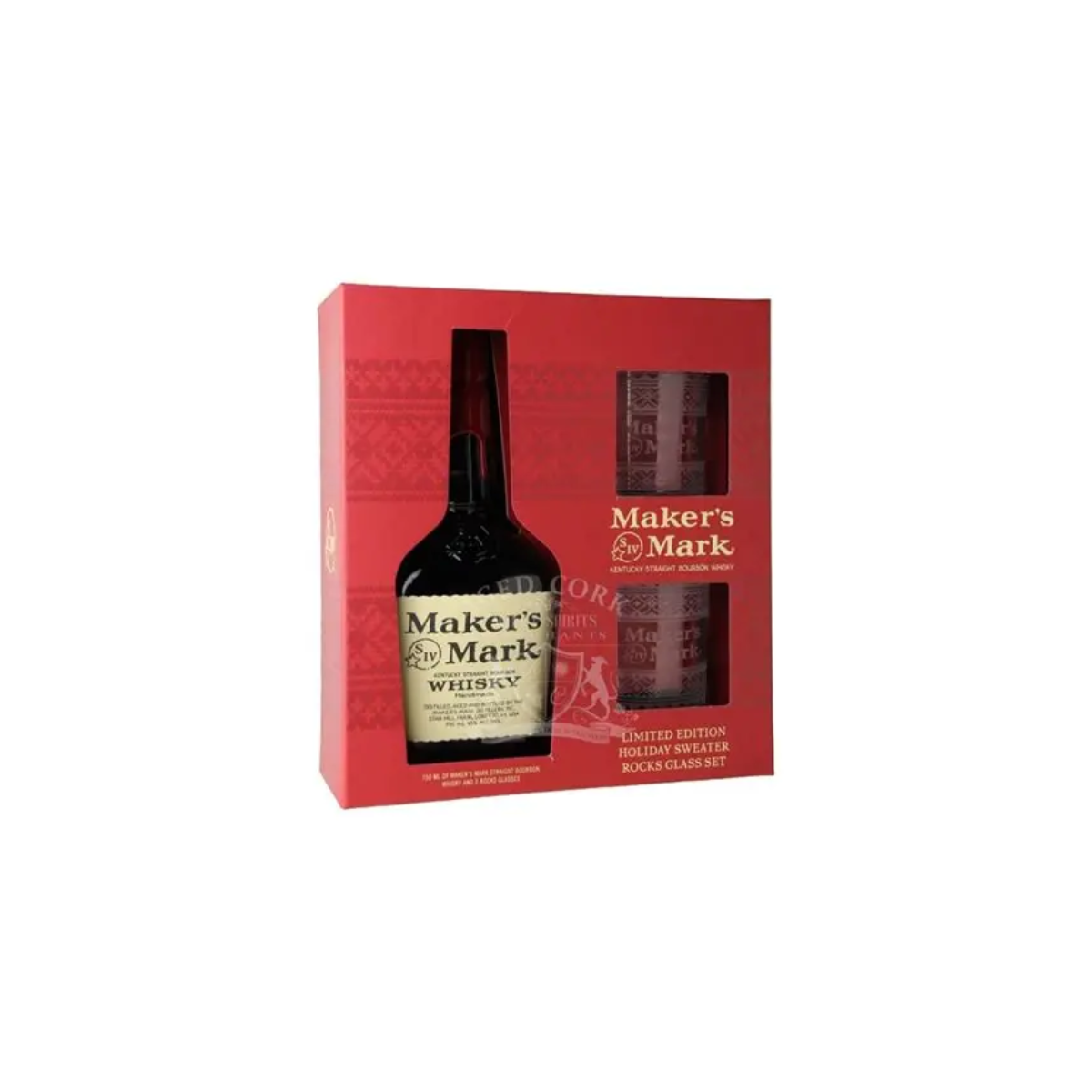 Maker's Mark Kentucky Straight Bourbon (Gift box with 2 glasses)