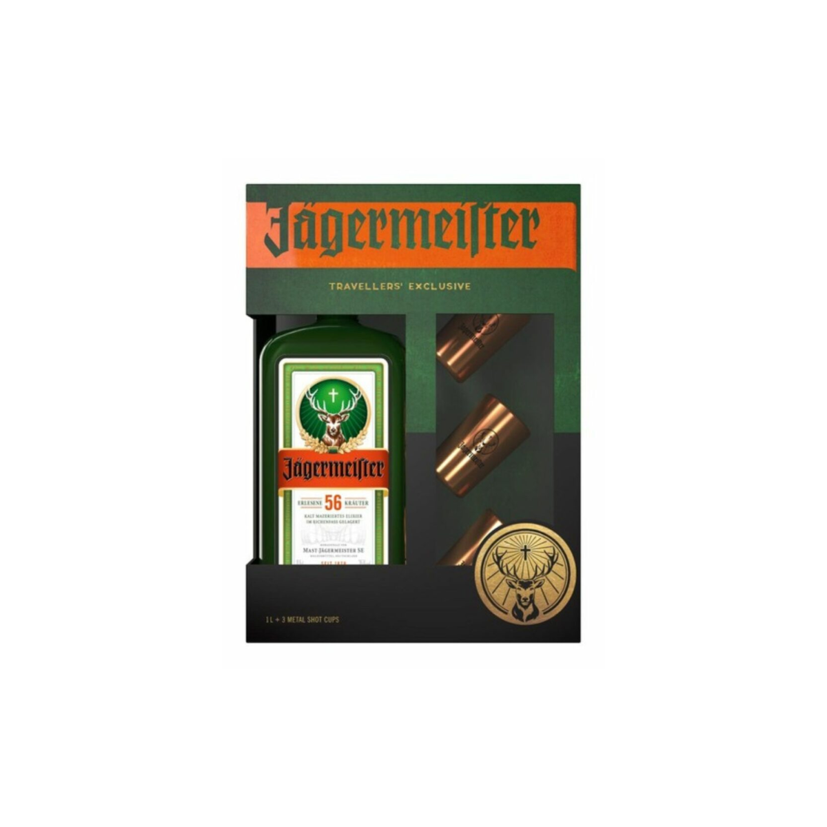Jägermeister Liqueur (Gift box with 2 cups)