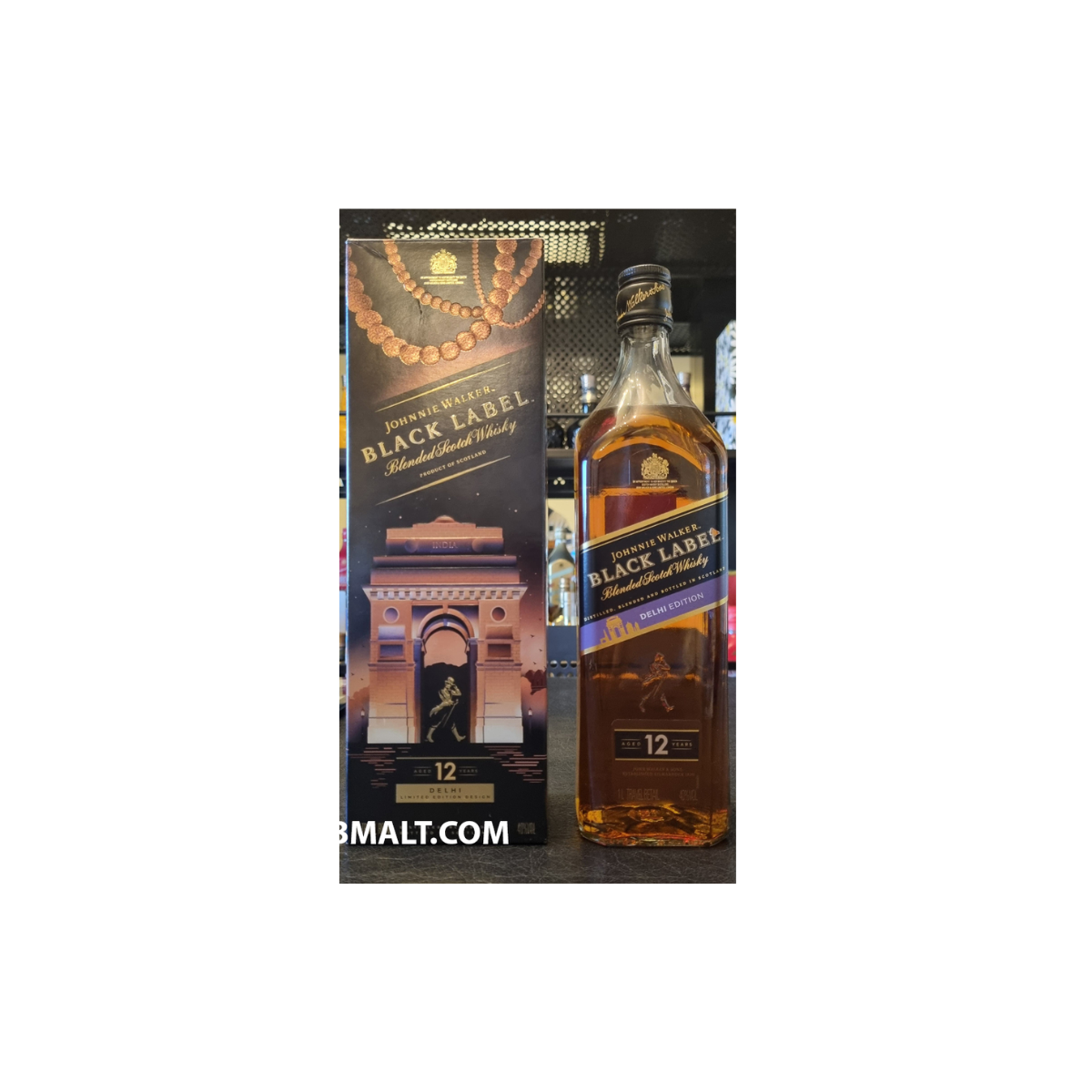 Johnnie Walker Black Label Delhi Edition (1000ml)