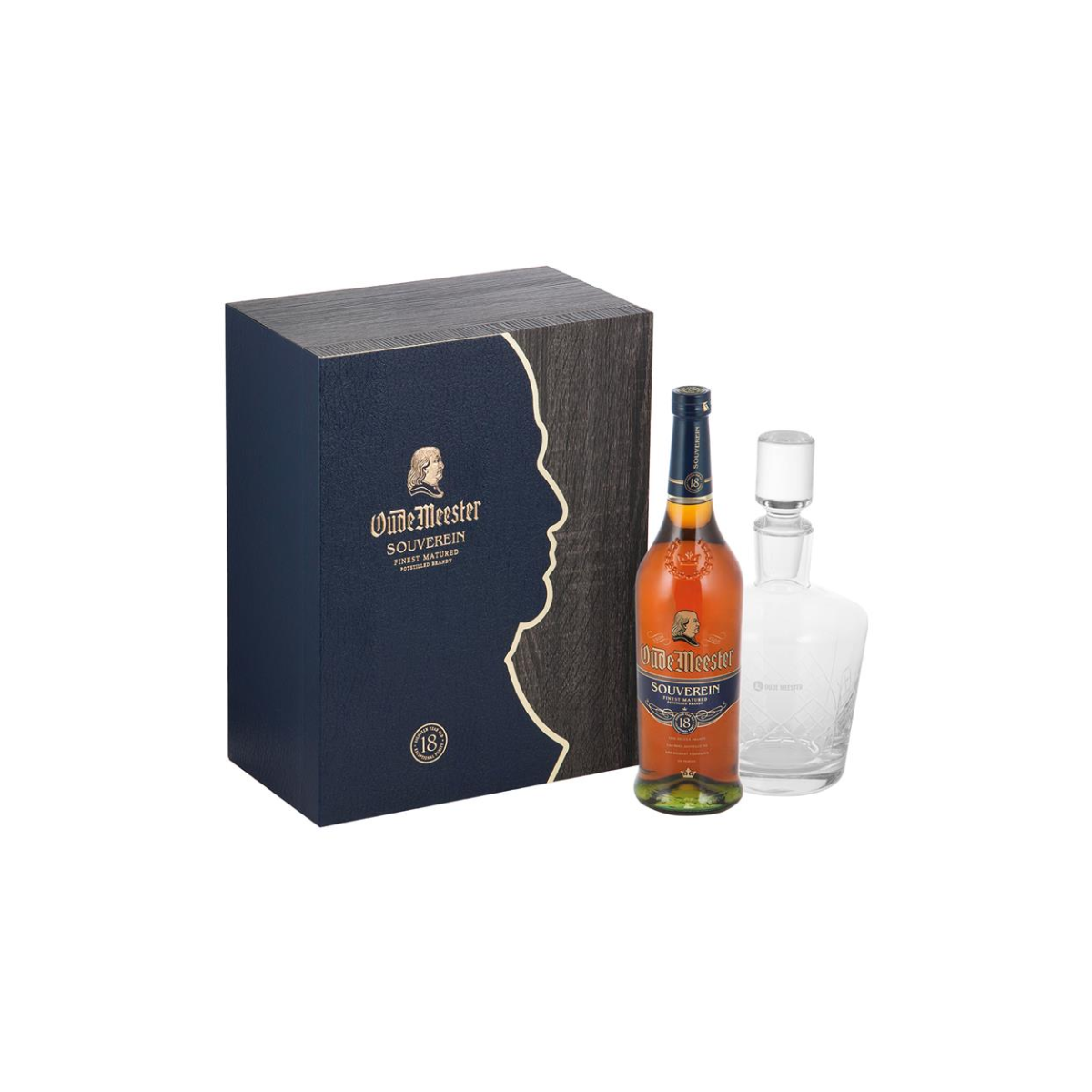 Oude Meester Souvereign 18 Year Old (with decanter and 2 glasses)