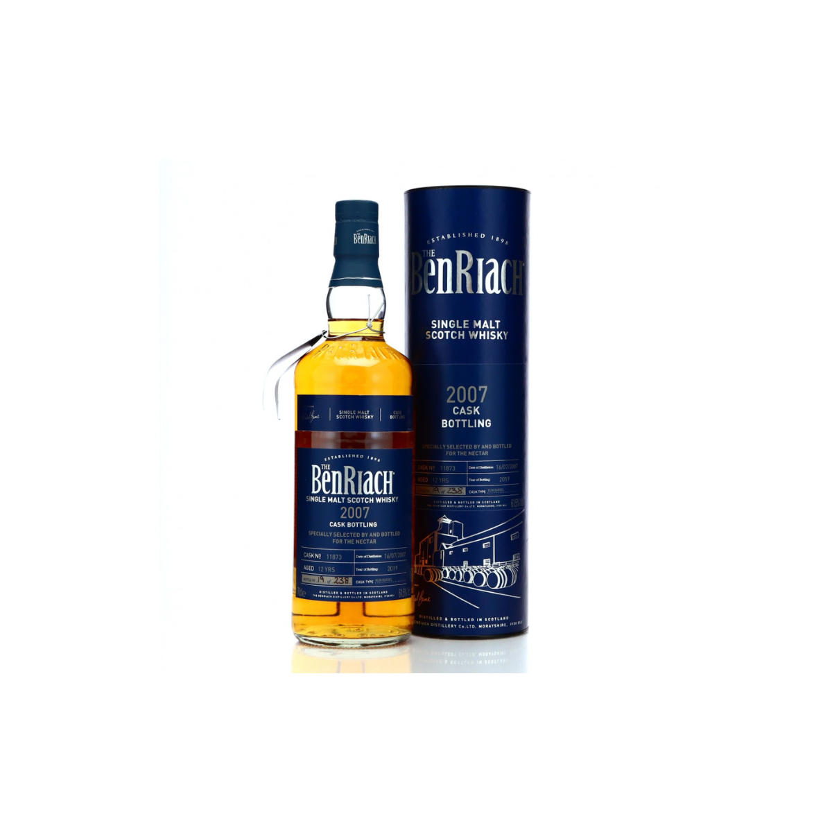 BenRiach 2007 12 year old cask stengh
