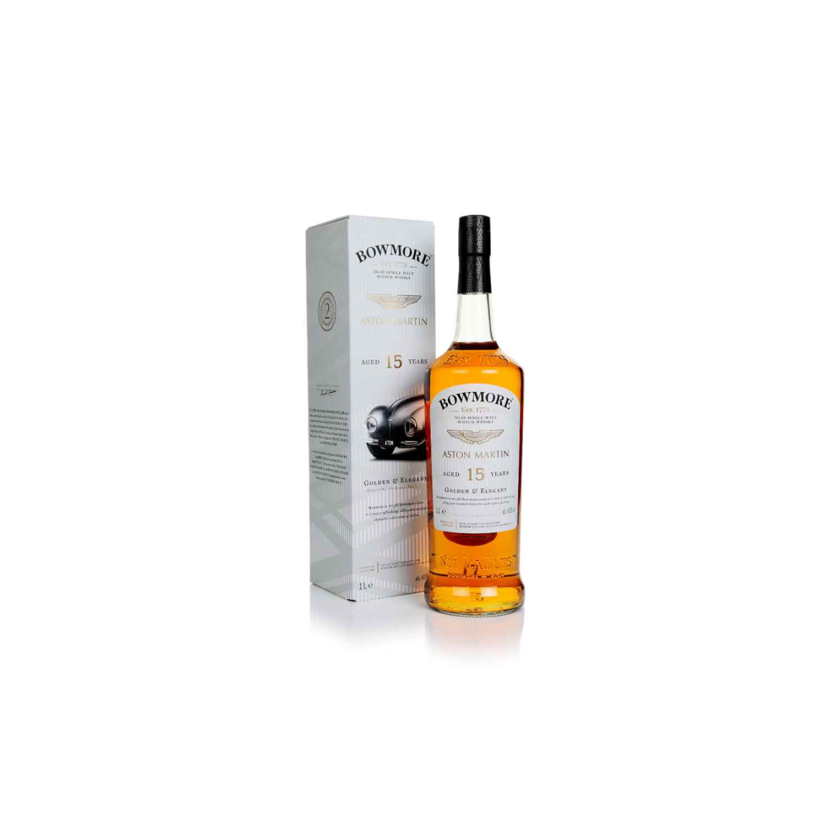 Bowmore 15 Year Old Golden & Elegant - Aston Martin Edition #2 Whisky 1000ml