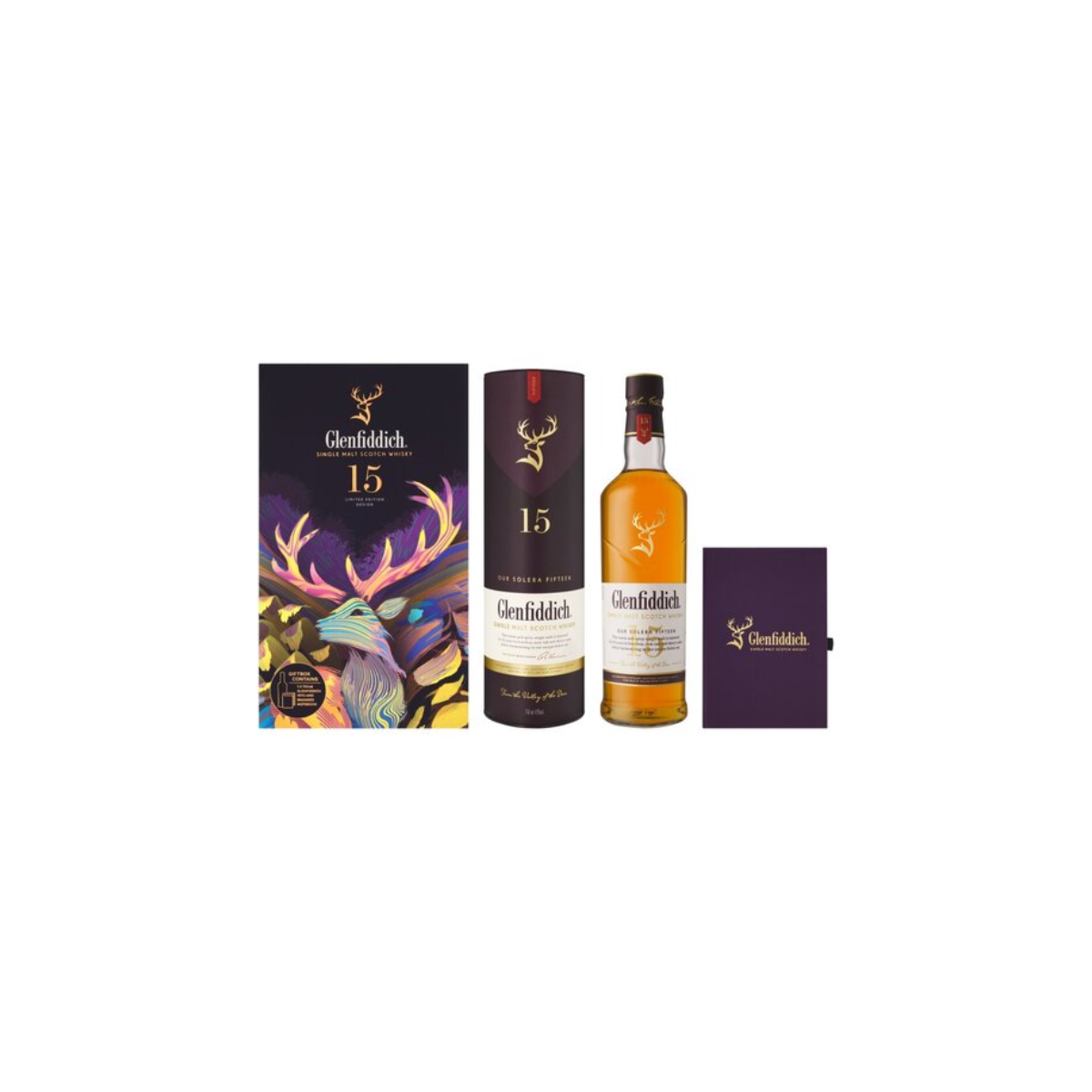 Glenfiddich 15 year old (2 glass set)
