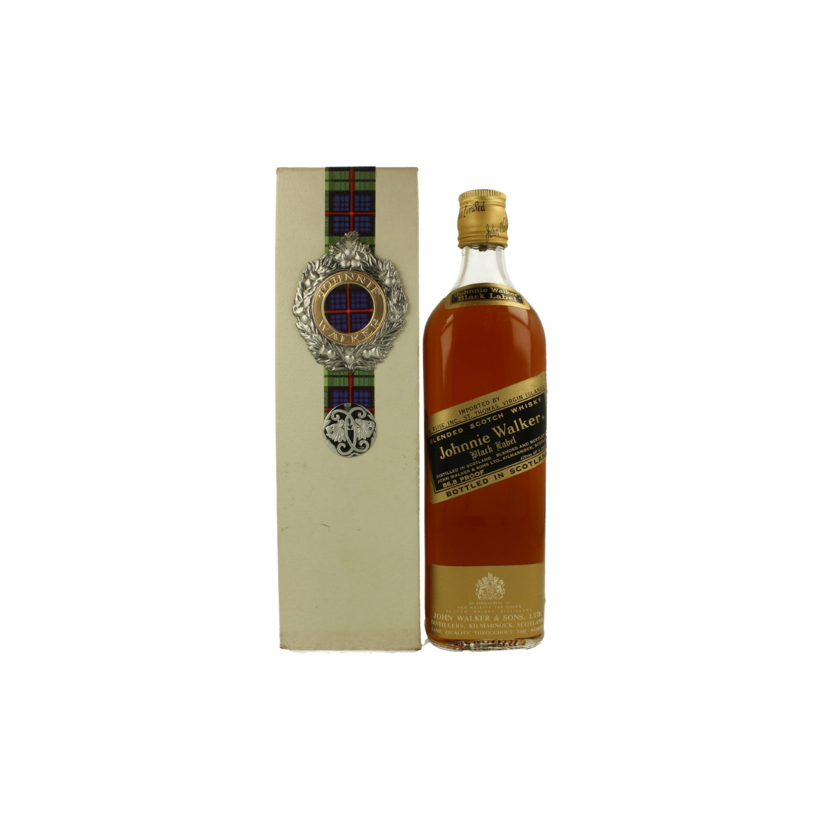 Johnnie Walker Black Label 12 year old bottling 60/70's