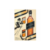 Johnnie Walker Black Label Richard Malone gift set with 2 miniatures