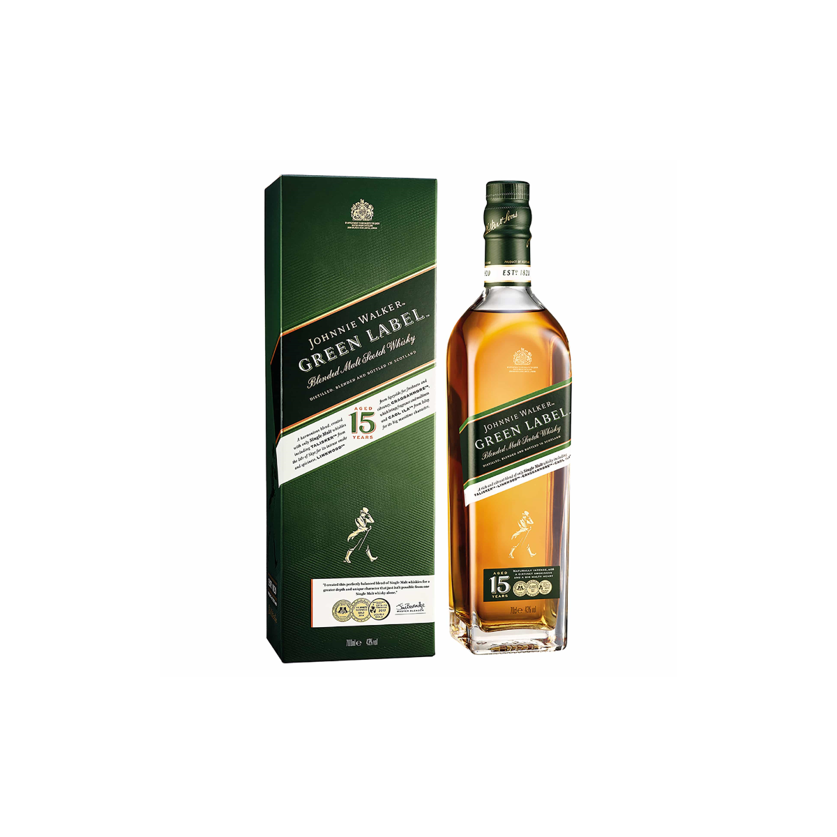 Johnnie Walker Green Label 15 year old (post 2015)