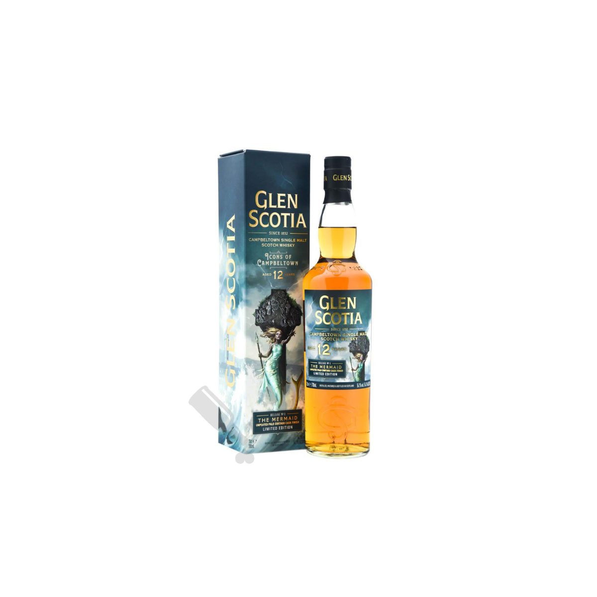 Glen Scotia 12 Years - 2011 Icons of Campbeltown Release No.1 - The Mermaid Whisky