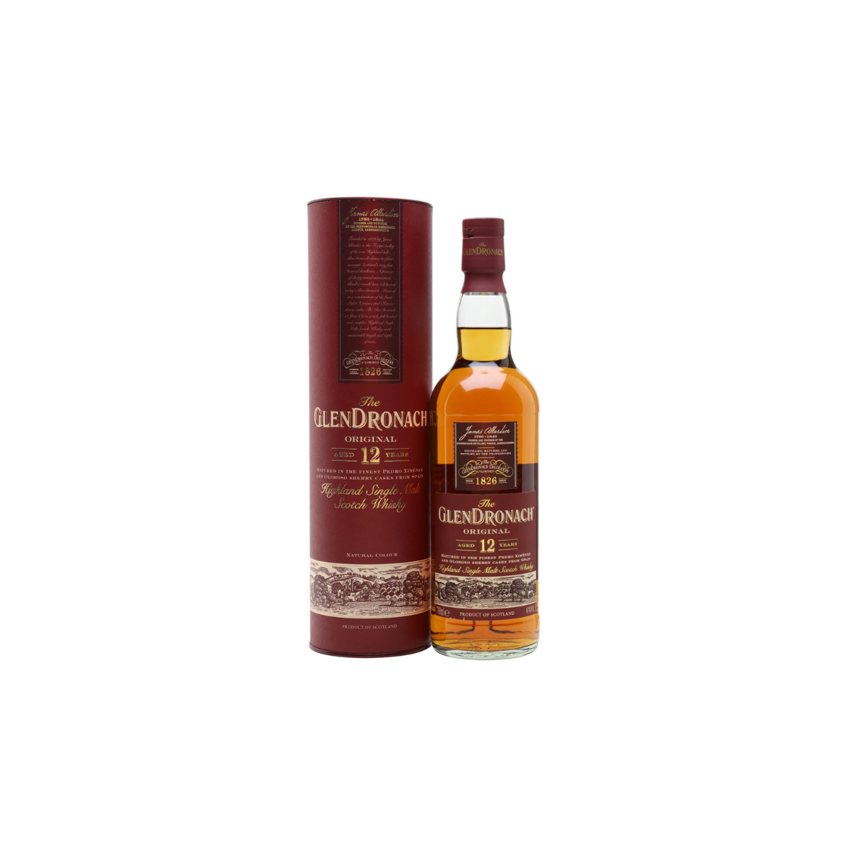 GlenDronach 12 year old (2 glass set)
