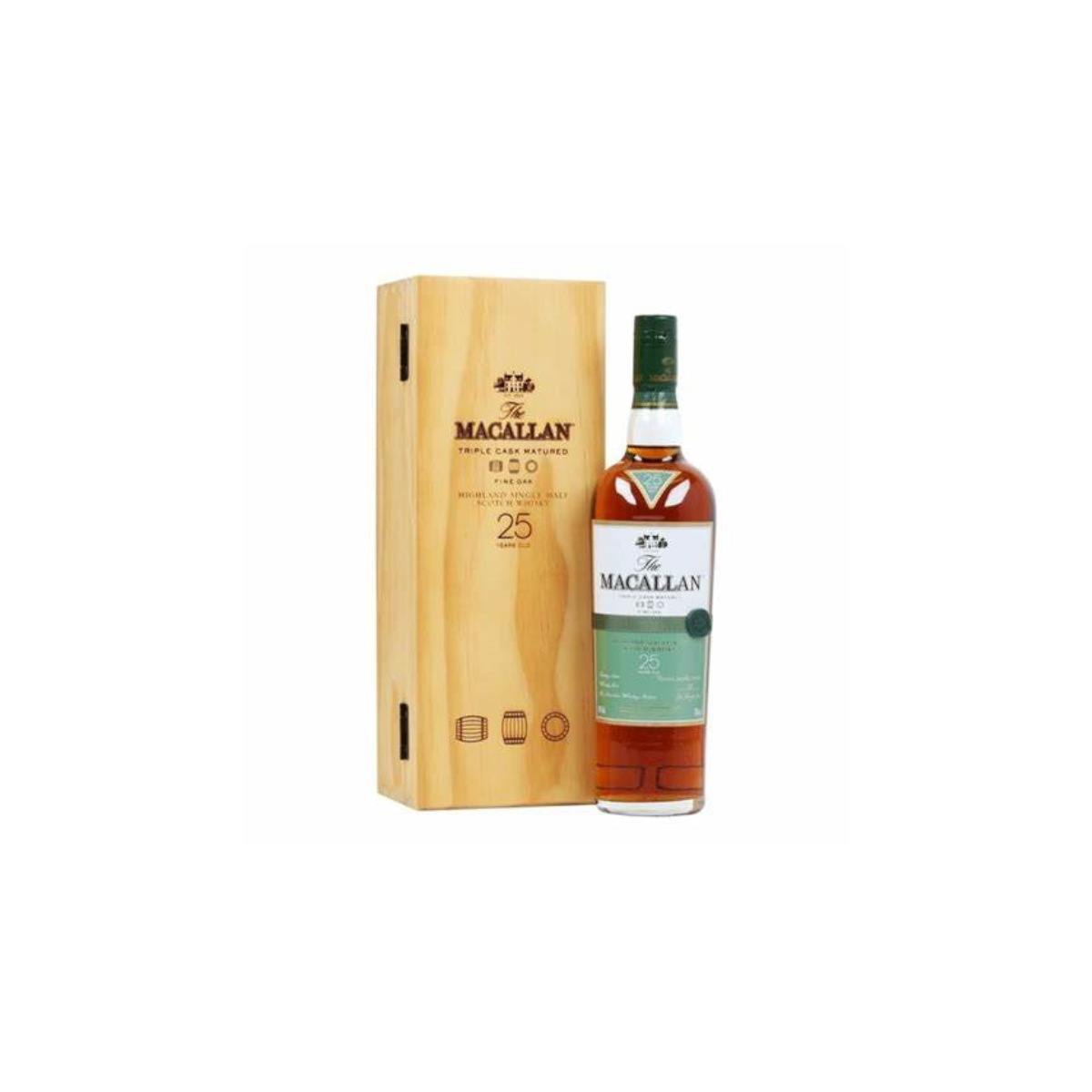 Macallan Fine Oak 25 year old (wooden box)