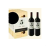 Spier Creative Block 5 Wine & Glass Wooden Rack