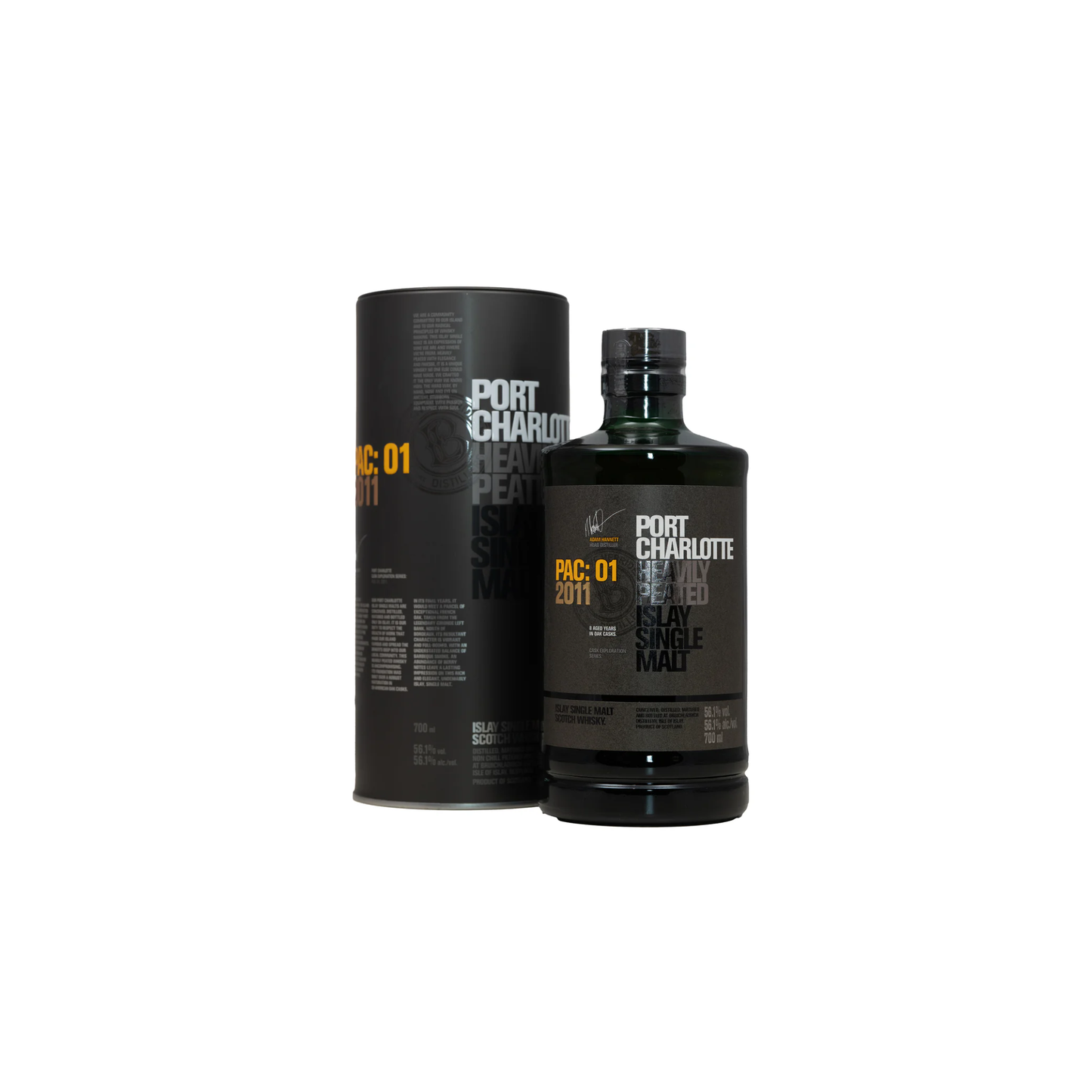 Bruichladdich Port Charlotte Heavily peated PAC: 01 2011