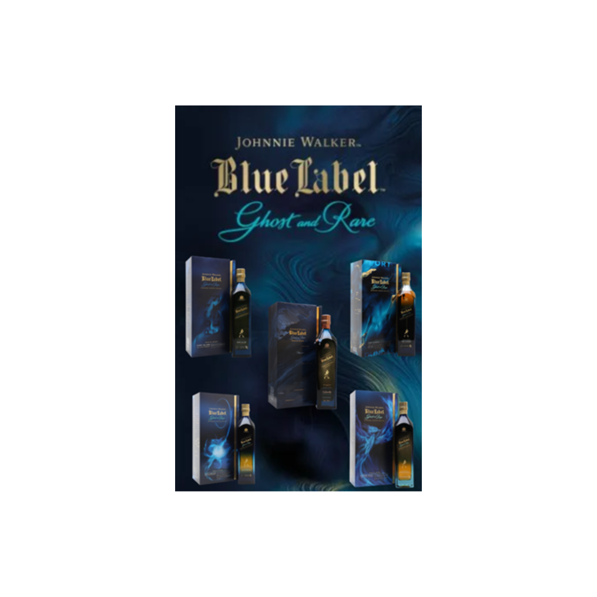 Johnnie Walker Ghost and Rare Series 1-5
