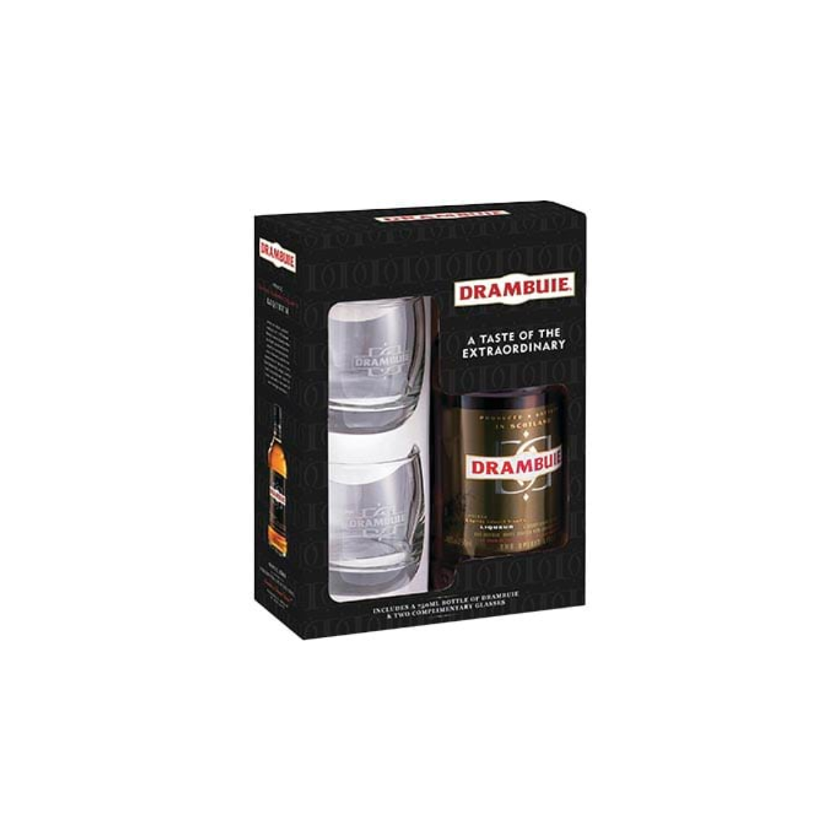 Drambuie 15 Year Old Liqueur (2 x Glass set)
