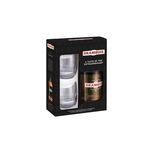 Drambuie 15 Year Old Liqueur (2 x Glass set)