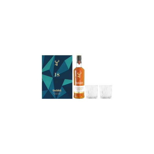 Glenfiddich 18 year old (2 glass gift set)