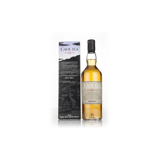 Caol Ila 18 Year Old Unpeated Cask Strength 2017 Release