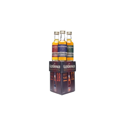 Glendronach Mini Pack 12,15 and 18 Years Old 3x50ml