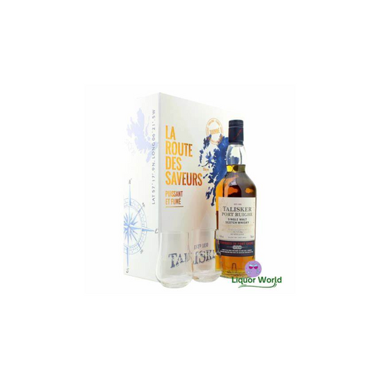 Talisker Port Ruighe  (2 Glasses Gift Set)