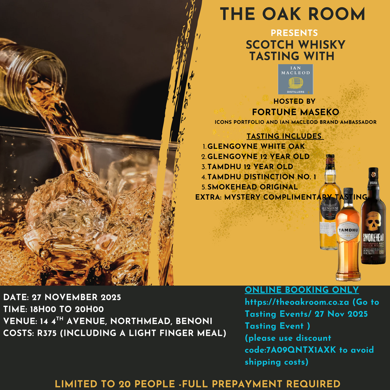 Whisky Tasting Flights